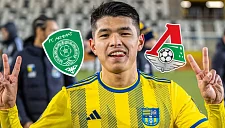 «Локомотив» и «Ахмат» ведут борьбу за перспективного вингера сборной Казахстана