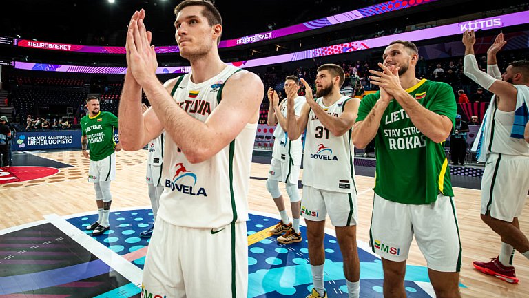 Литва победила Швецию в упорном матче Евробаскета
