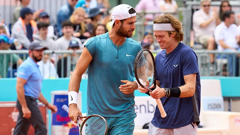 Рублёв и Хачанов уступили в финале парного турнира ATP-250 в Гонконге