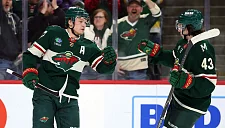 Дубль и передача Капризова помогли «Миннесоте» обыграть «Детройт»