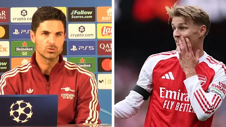 Мартин Эдегор пропустит игру Лиги Чемпионов с «Атлетик Бильбао»