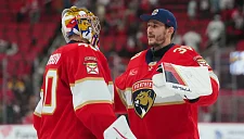 Голкипер Тарасов провел блестящий матч за «Флориду» против «Каролины»