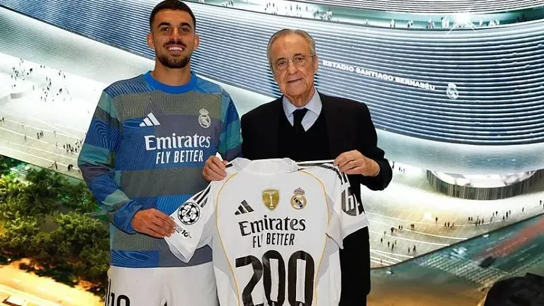 Дани Себальос провёл свой 200-й матч за мадридский «Реал»