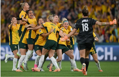 Женская сборная Австралии впервые в полуфинале!
